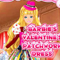 Barbie's Valentine's Patchwork Dress