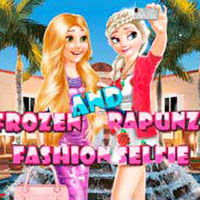 Frozen And Rapunzel Fashion Selfie